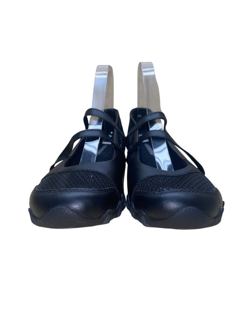 Skechers Women’s Black Leather & Textile Blend Mary Jane Style Shoes Size 10 - Picture 2 of 9
